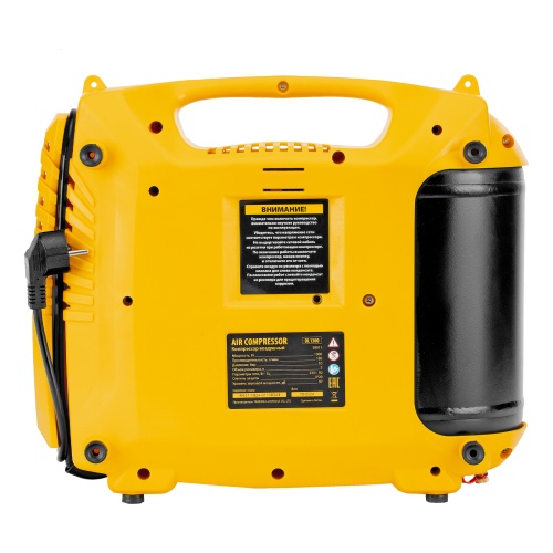 компрессор воздушный denzel dl1300 10 бар 1300вт 180 л/мин 5 л с набором аксессуаров фото 5