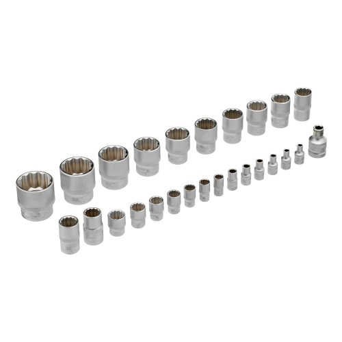 набор инструментов stels 82 предмета 1/2", 1/4", 12 гранные головки фото 4