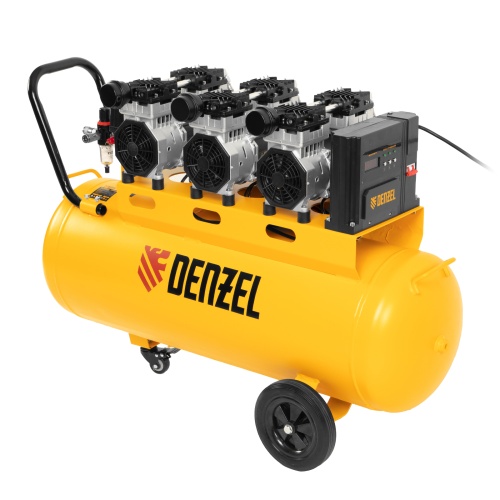компрессор безмасляный denzel dls 2250/100 фото 8