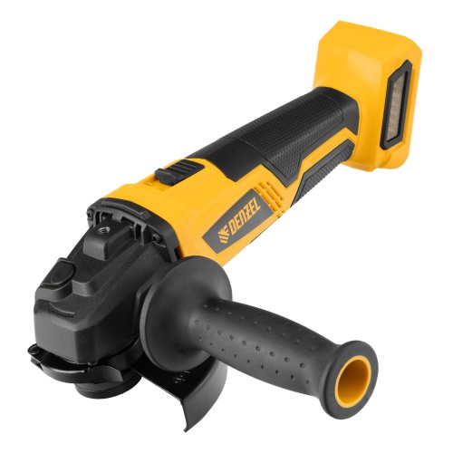 машина углошлифовальная аккумуляторная denzel blg-ib-18-125-0 18в