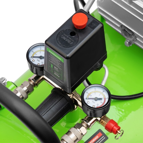 компрессор масляный воздушный сибртех кк-2200/100 фото 3