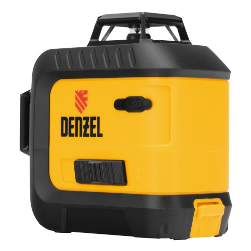 лазерный уровень мультипризменный denzel lx 360-3 red 30 м фото 7