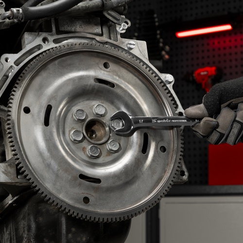 набор ключей комбинированных, трещоточных шарнирных matrix 14798 13 шт фото 4