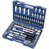 набор инструментов сибртех 94 предмета 1/2", 1/4" пластиковый замок