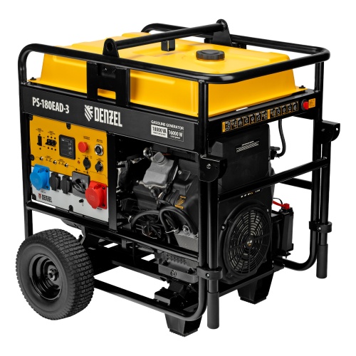 генератор бензиновый denzel ps-180ead-3 946994 18000 вт фото 10