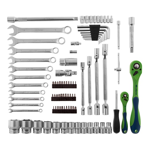 набор инструментов сибртех 13529 89 предметов 1/2", 1/4" в кейсе фото 10