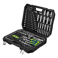 набор инструментов сибртех 1/2", 3/8", 1/4" 215 предметов пластиковый кейс