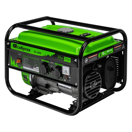 генератор бензиновый сибртех бс-2800 2500 вт фото 10
