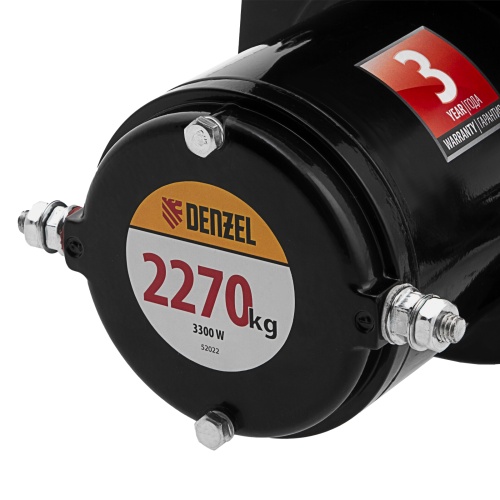 лебедка автомобильная электрическая denzel lb-2200 3300 вт фото 4
