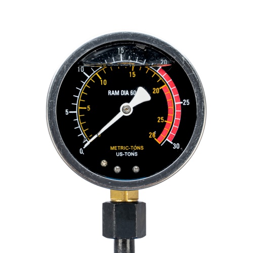 пресс гидравлический stels 20 т с манометром и педалью фото 2