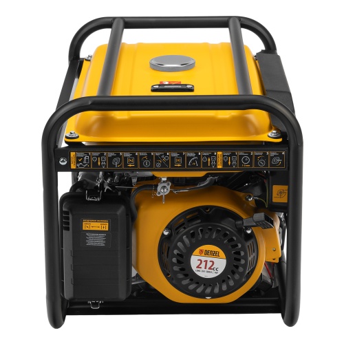 генератор бензиновый denzel ps-33e 94537 3300 вт фото 4