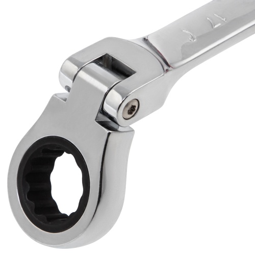 набор ключей комбинированных трещеточных шарнирных matrix 8 шт фото 7