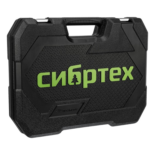 набор инструментов сибртех 1/2", 3/8", 1/4" 215 предметов пластиковый кейс фото 7