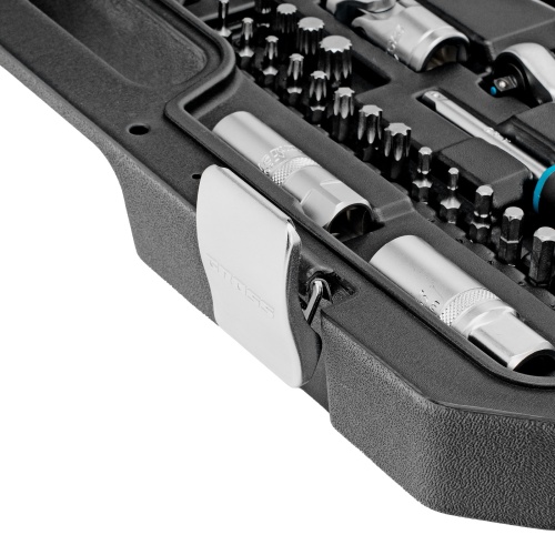 набор инструментов gross 14151 101 предмет 1/2", 1/4" в кейсе фото 6