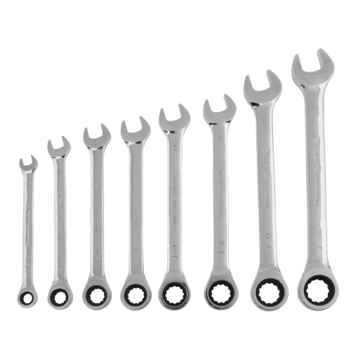 набор ключей комбинированных трещеточных matrix 8 шт фото 7