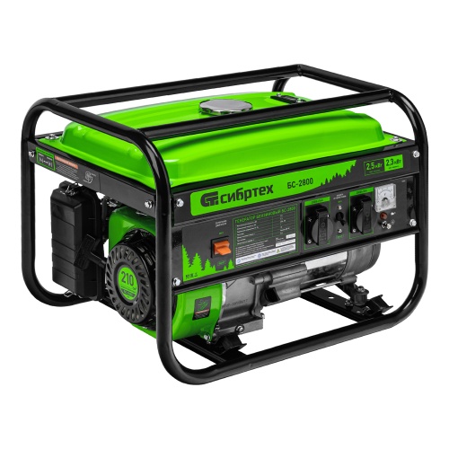 генератор бензиновый сибртех бс-2800 2500 вт