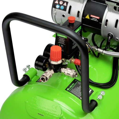 компрессор безмаслянный сибртех мб 2250/100 фото 3