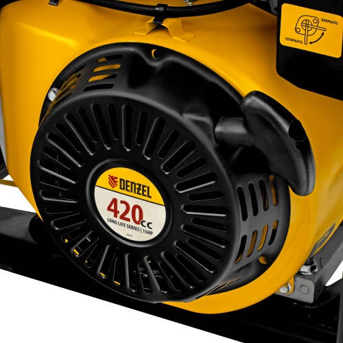 генератор бензиновый denzel ge 6900 94637 5500 вт фото 3