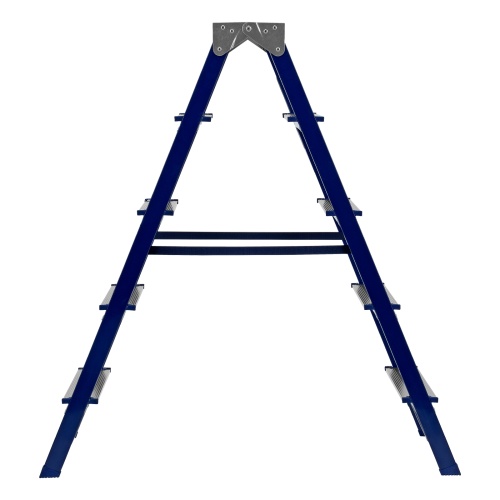 стремянка стальная сибртех 97935 5 ступеней, двухсторонняя с надежной фиксацией фото 9