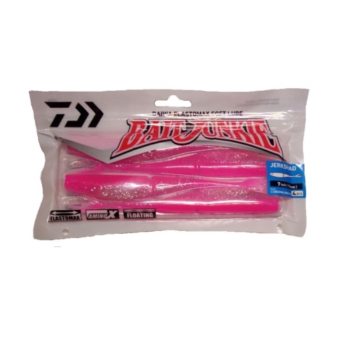 мягкая приманка daiwa bait junkle 7 jerkshad creaming soda uv фото 2