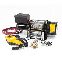 лебедка автомобильная электрическая denzel lb-2000 3200 вт