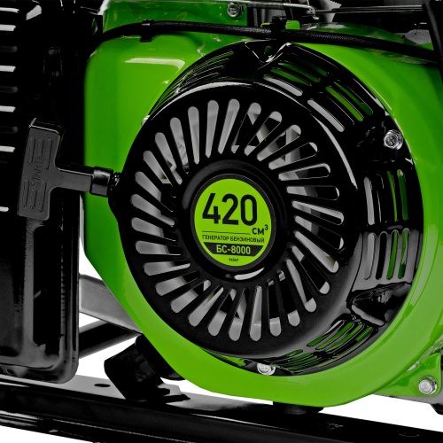 генератор бензиновый сибртех бс-8000 6600 вт фото 3