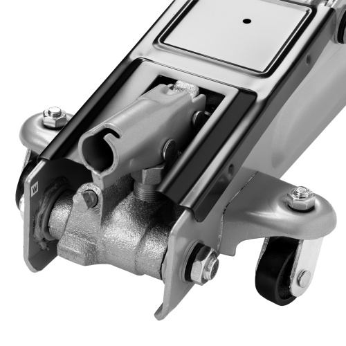 домкрат гидравлический подкатный matrix 3 т 130-410 мм фото 4