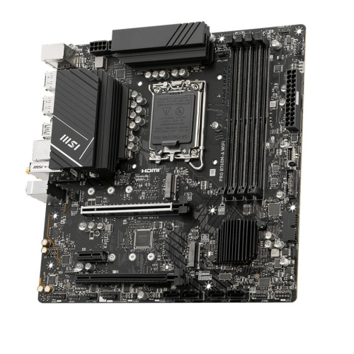 материнская плата msi intel pro b760m-a wifi ddr5 фото 3