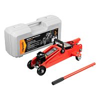 домкрат гидравлический подкатной sparta 2 т 125-300