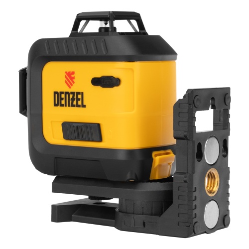 лазерный уровень мультипризменный denzel lx 360-2 red 30 м фото 9