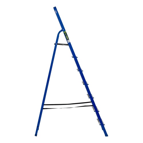 стремянка сибртех 7 ступеней стальной профиль / алюминиевые ступени 97957 фото 9