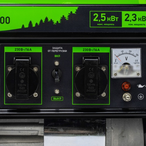 генератор бензиновый сибртех бс-2800 2500 вт фото 3
