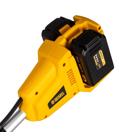 триммер аккумуляторный бесщеточный denzel cbc350-36 36в фото 6