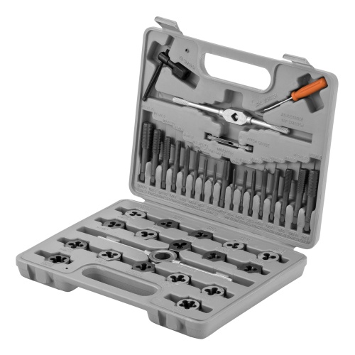 набор метчиков и плашек sparta м3-м12 40 предметов в боксе фото 10