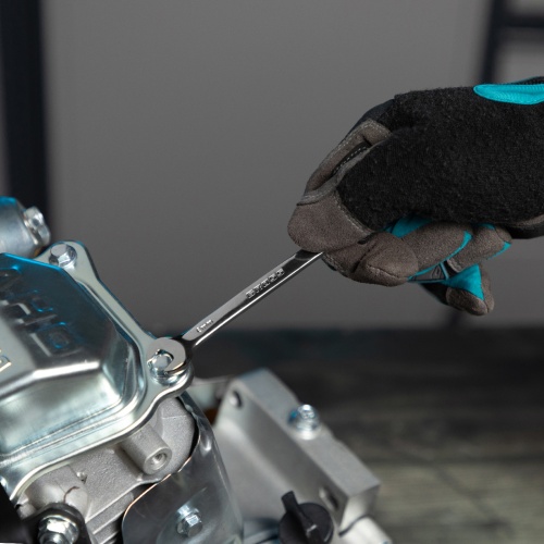 набор ключей комбинированных с трещоткой gross 8-19 мм 7 шт шарнирные фото 3