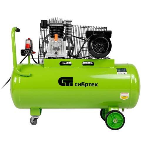 компрессор масляный воздушный сибртех кр-2200/100 фото 6