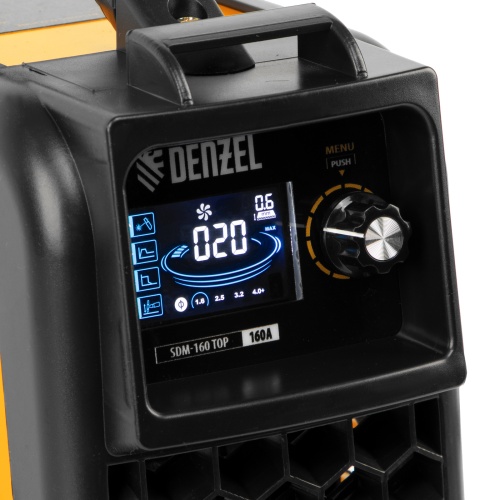 сварочный инверторный аппарат denzel sdm-160 top фото 2