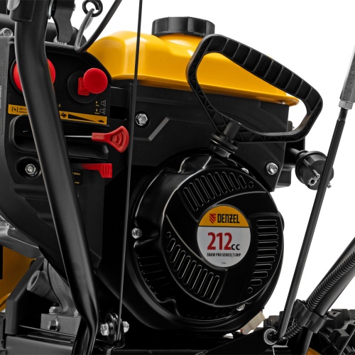 бензиновая снегоуборочная машина denzel sbm 610s pro фото 3