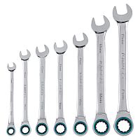 набор ключей комбинированных с трещоткой gross 8-19 мм 7 шт