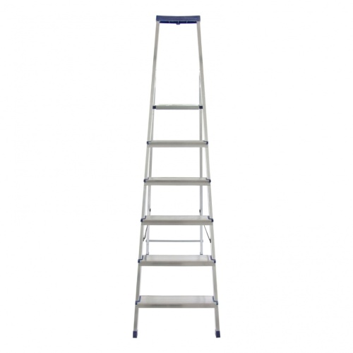 стремянка алюминиевая сибртех универсал 6 ступеней с органайзером 97896 фото 8