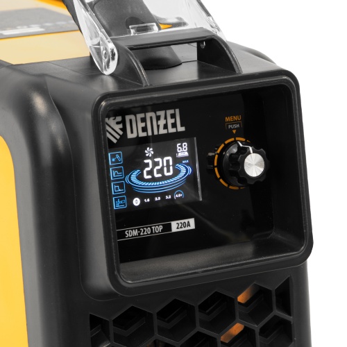 сварочный инверторный аппарат denzel sdm-220 top фото 4