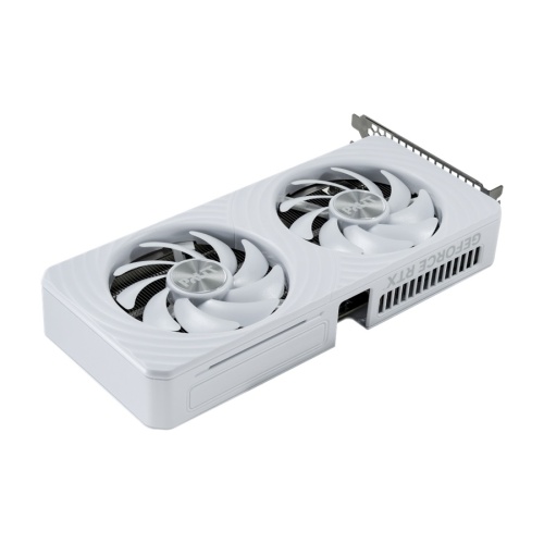 видеокарта palit geforce rtx 5060 ti white oc 16gb gddr7 (2 кулера)