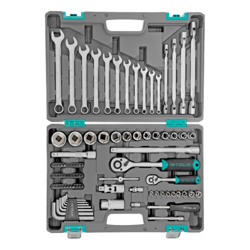 набор инструментов stels 14109 88 предметов 1/2", 1/4" в кейсе фото 8