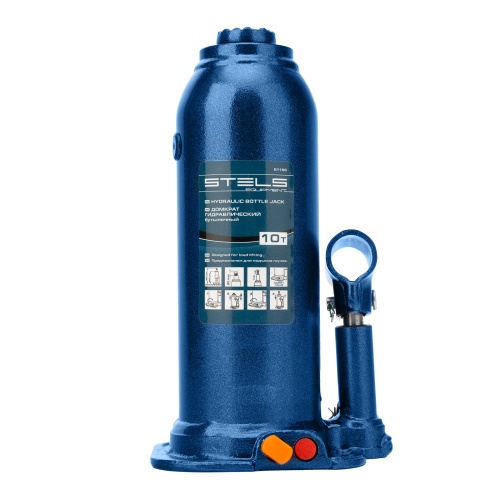 домкрат гидравлический бутылочный stels 10 т 222-447 фото 8