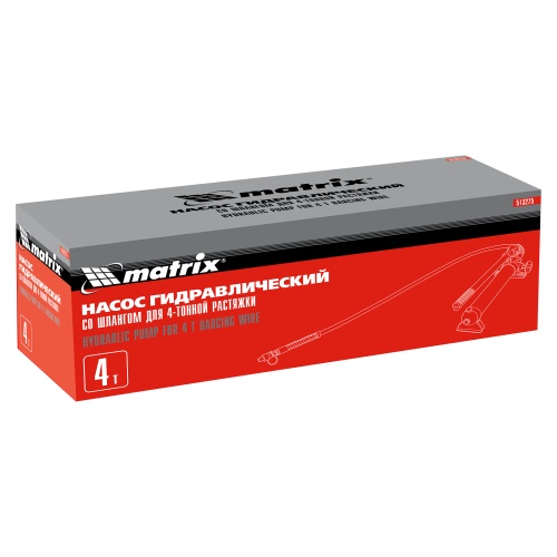 насос автомобильный гидравлический matrix 513275 4 т со шлангом фото 6