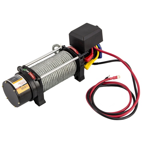 лебедка автомобильная электрическая denzel lb-4000 3700 вт фото 10