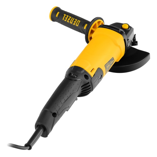 машина шлифовальная угловая denzel ag125-1100a 1100 вт фото 10