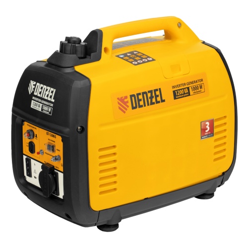 генератор инверторный denzel gt-1200is 94701 1200 вт