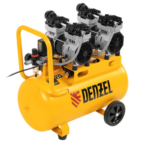 компрессор безмасляный denzel dls 1500/50 фото 8