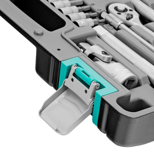 набор инструментов stels 82 предмета 1/2", 1/4" 14105 в кейсе фото 6